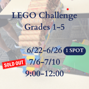 LEGO Challenge Camp at University High School SummerU
