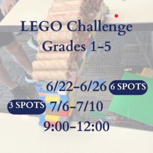 LEGO Challenge Camp at University High School SummerU