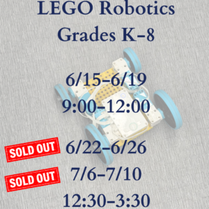 LEGO Robotics Camp  at University High School SummerU